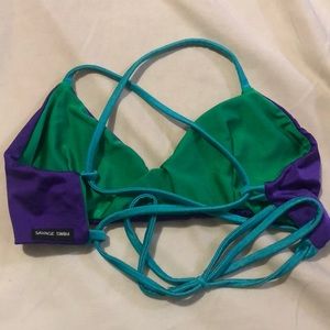 Savage Swim Lodi top 💜💚